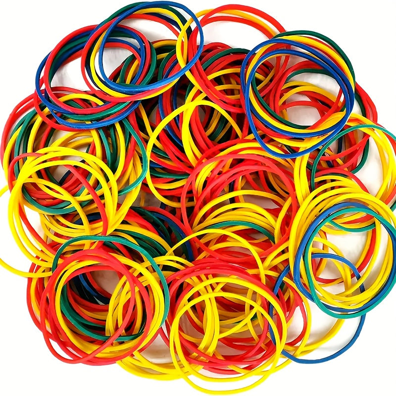 Multicolor Rubber Bands 38mm Durable Elastic Office School Home Organization 220pcs