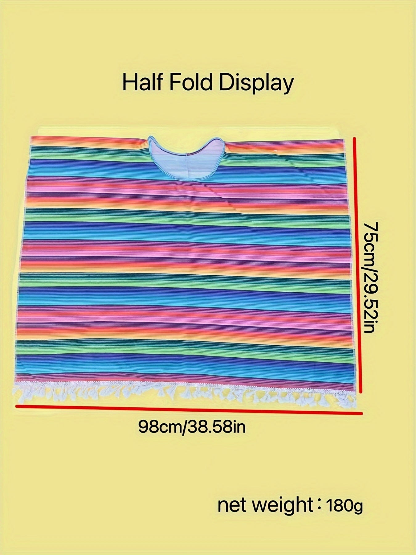 Erkaklar uchun katta o'lchamdagi rang-barang chiziqli bosma qopqoq cosplay uchun