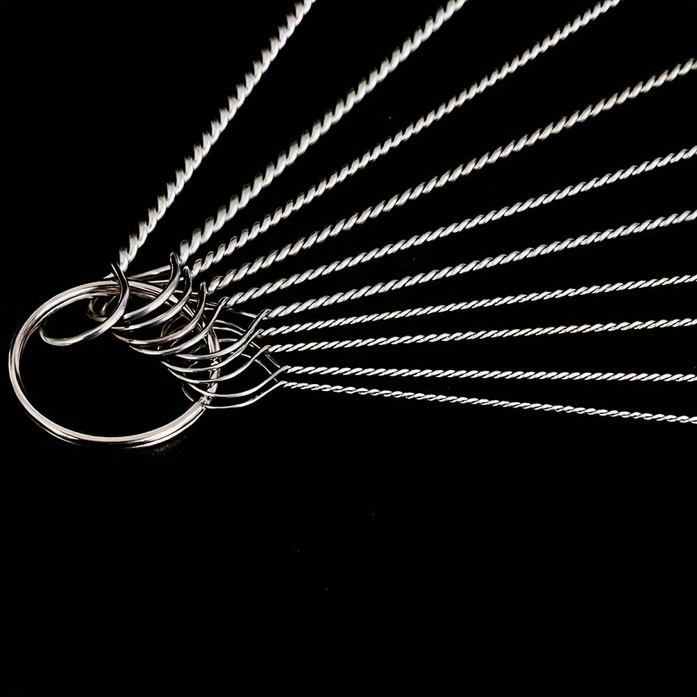 Set of 10 Reusable Cleaning Brushes for Tumblers Bottles and Cups