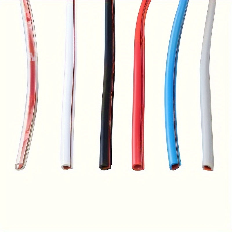 Universal Rubber Car Door Edge Guard 5M Self-Adhesive Scratch Protection