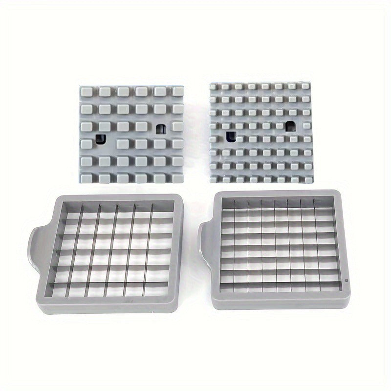 Stainless Steel Fruit and Vegetable Cutter Kitchen Gadget for Slicing Dicing and Chopping