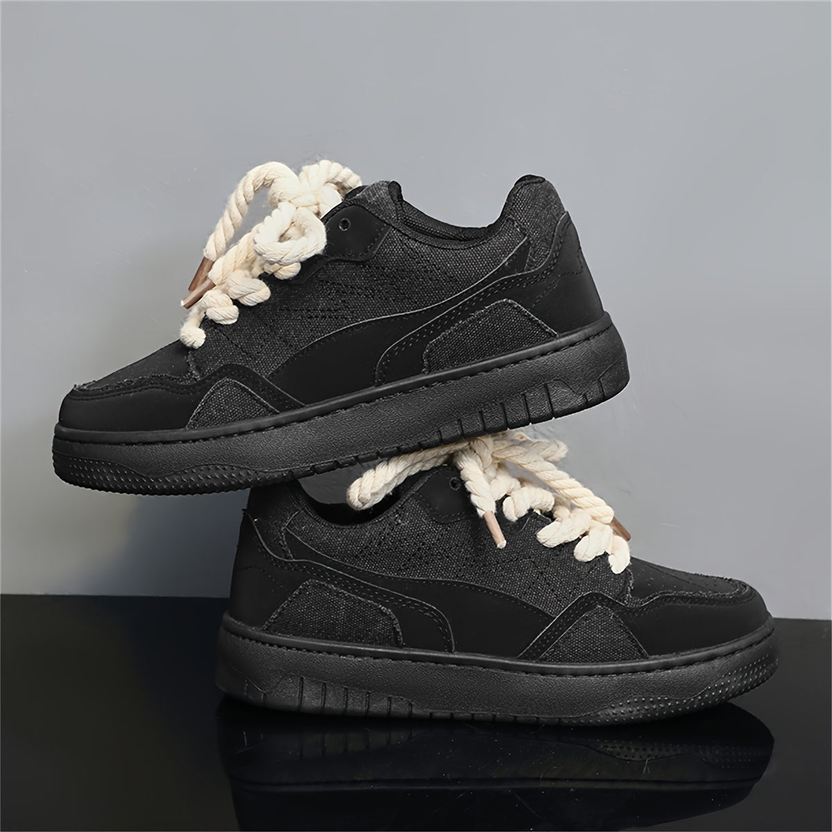 Мужские кроссовки на низком ходу из холста для скейтбординга, повседневные уличные кроссовки, прочные, удобные