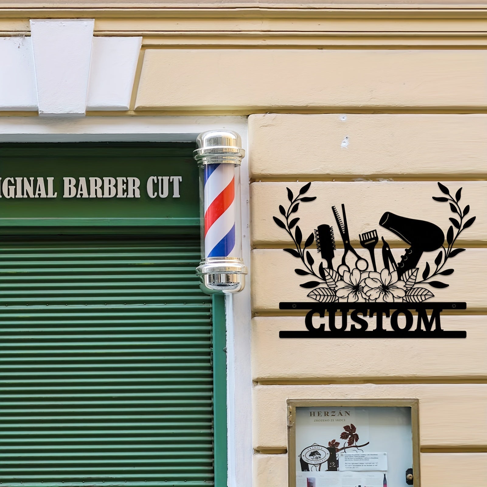 Custom Black Iron Wall Art for Bedroom Decor