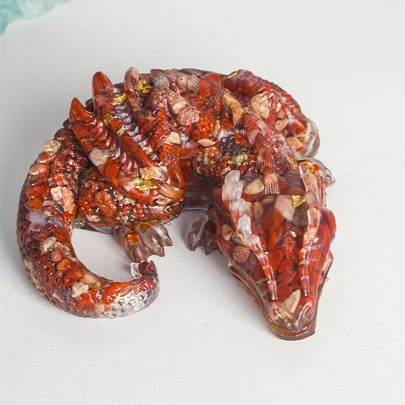 Кристальный дракон в виде гравия для домашнего декора и подарков