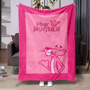 Pink Panther Flannel Fleece Throw Blanket Soft Warm Sofa Office Camping Travel Gift