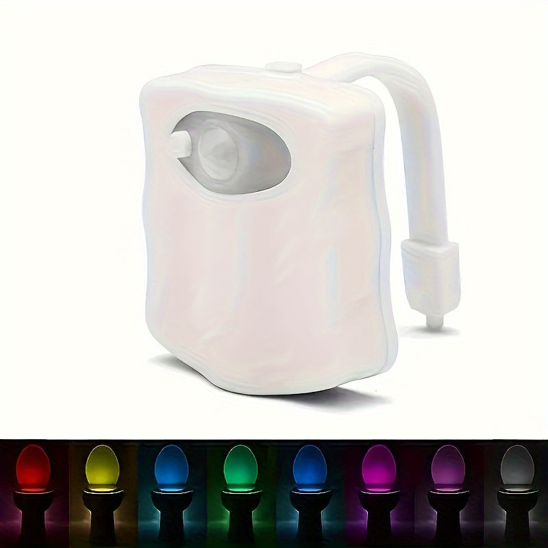 LED Night Light with 8 Color Gradient Button Control Battery Powered