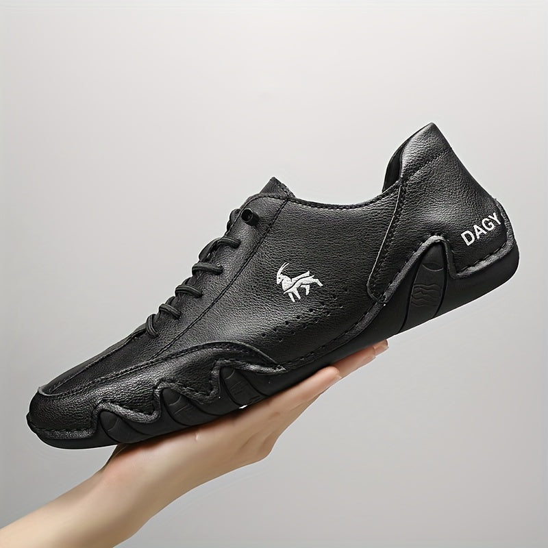 Men's Plus Size Casual Sneakers Microfiber Uppers Breathable Lace-Up All-Season