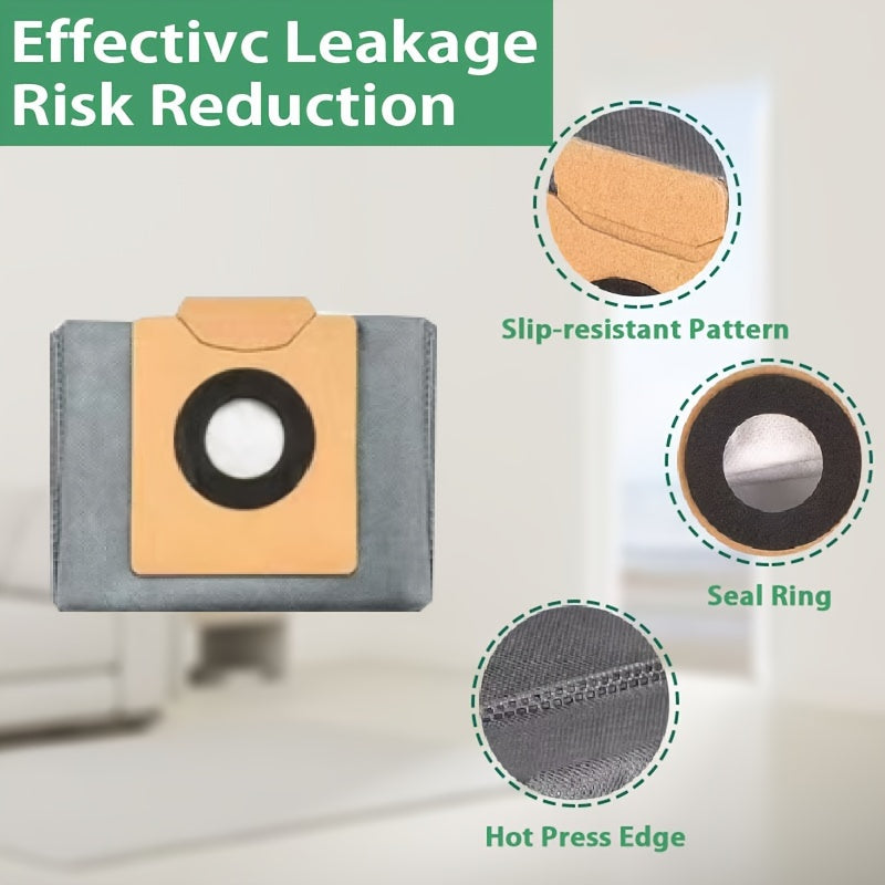 Robotic Vacuum Dust Bags Leak-Proof Easy to Replace for Eufy Models
