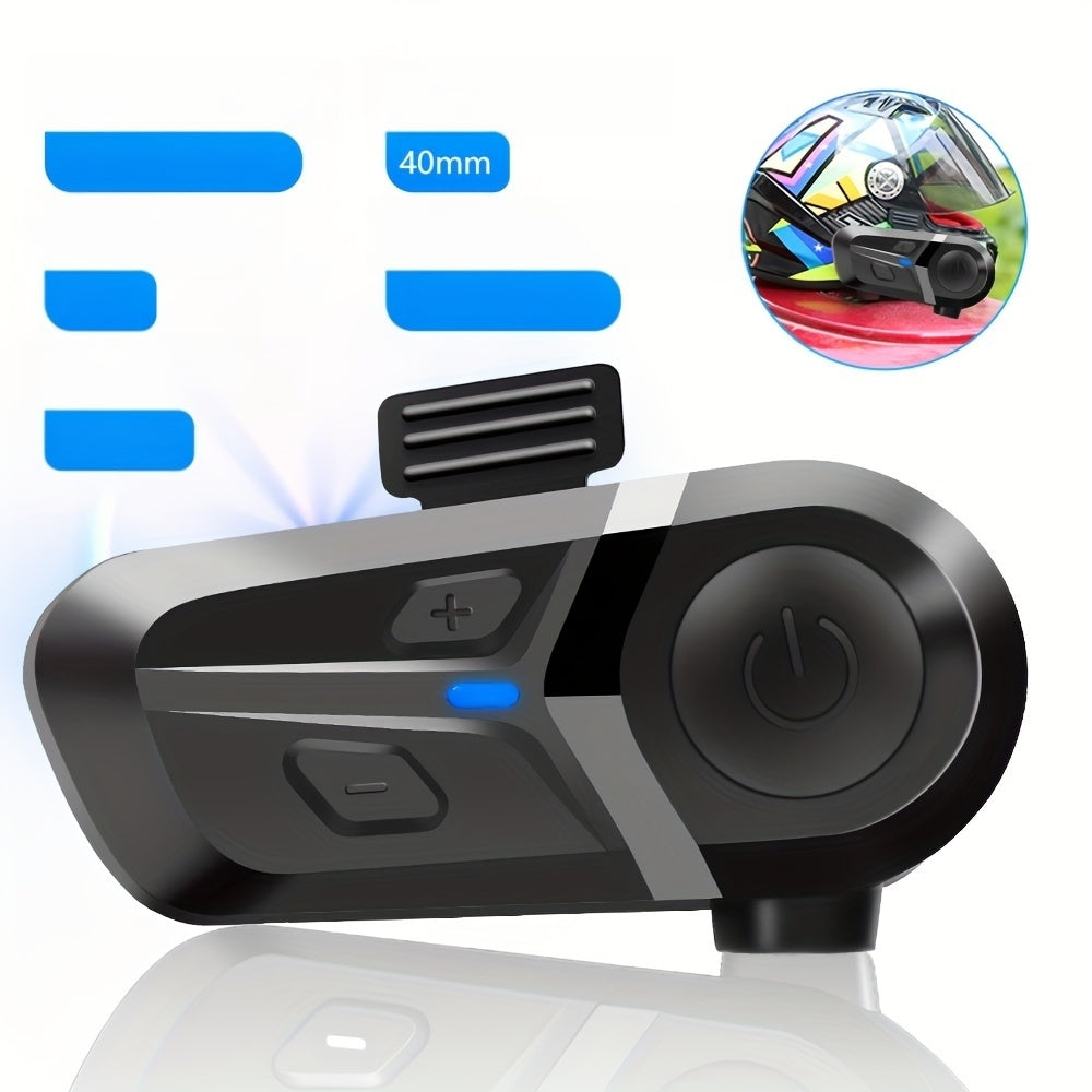 Wireless Motorcycle Helmet Earphone with Music Player and Headset