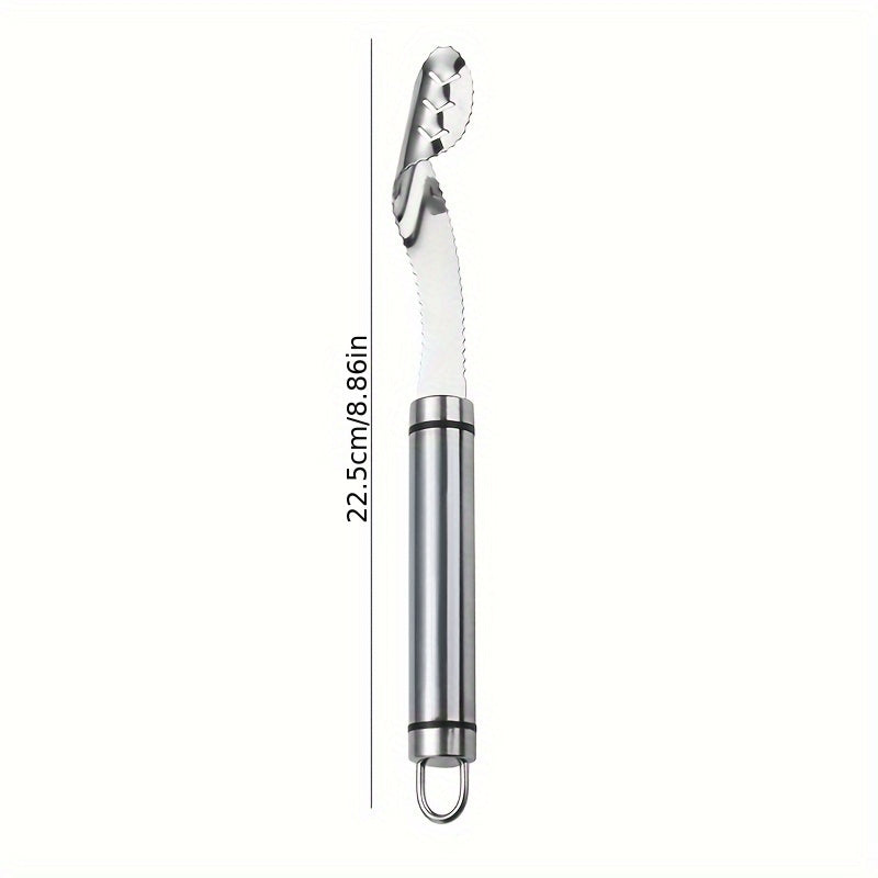 Stainless Steel Pepper Corer with Dust Collector for Home and RV Kitchen