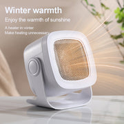 Portable Desktop Electric Heater for Home Office Dorm Room Small Space