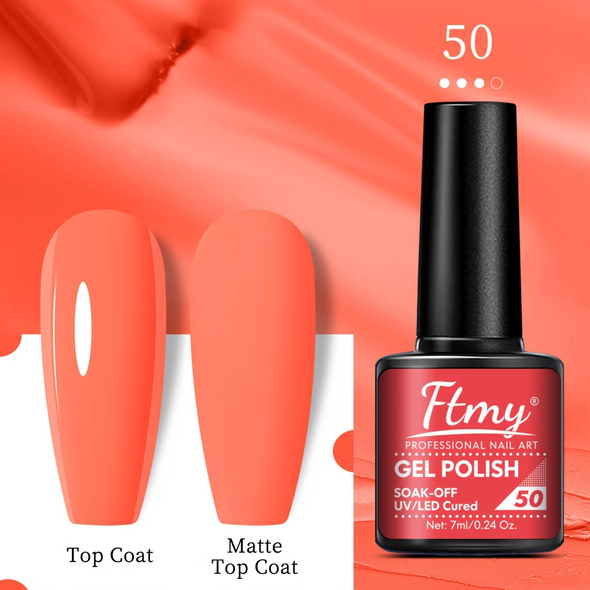 Women Gel Nail Polish Strong Bright Colors Long-Lasting