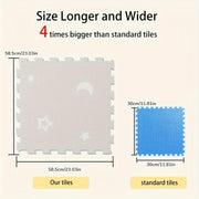 Set of 6 or 9 Soft Play Mats Puzzle Activity Mats for Kids Gift