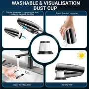 Corded Handheld Car Vacuum Cleaner Small High Power Mini 12V