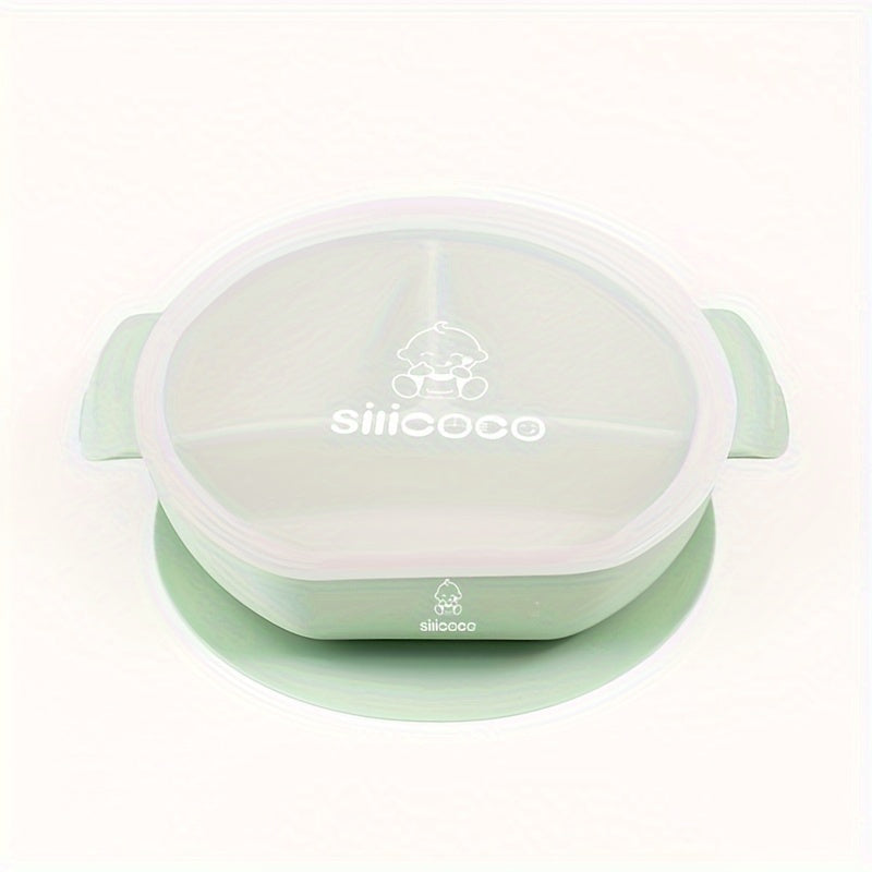 Ushbu ovqat idishi oziq-ovqat darajasidagi silikondan tayyorlangan bo'lib, o'rgatish va stol anjomlari uchun ideal hisoblanadi. U BPA dan xoli va mikroto'lqinli pechda, idish-tovoq yuvish mashinasida va pechda xavfsiz ishlatilishi mumkin.