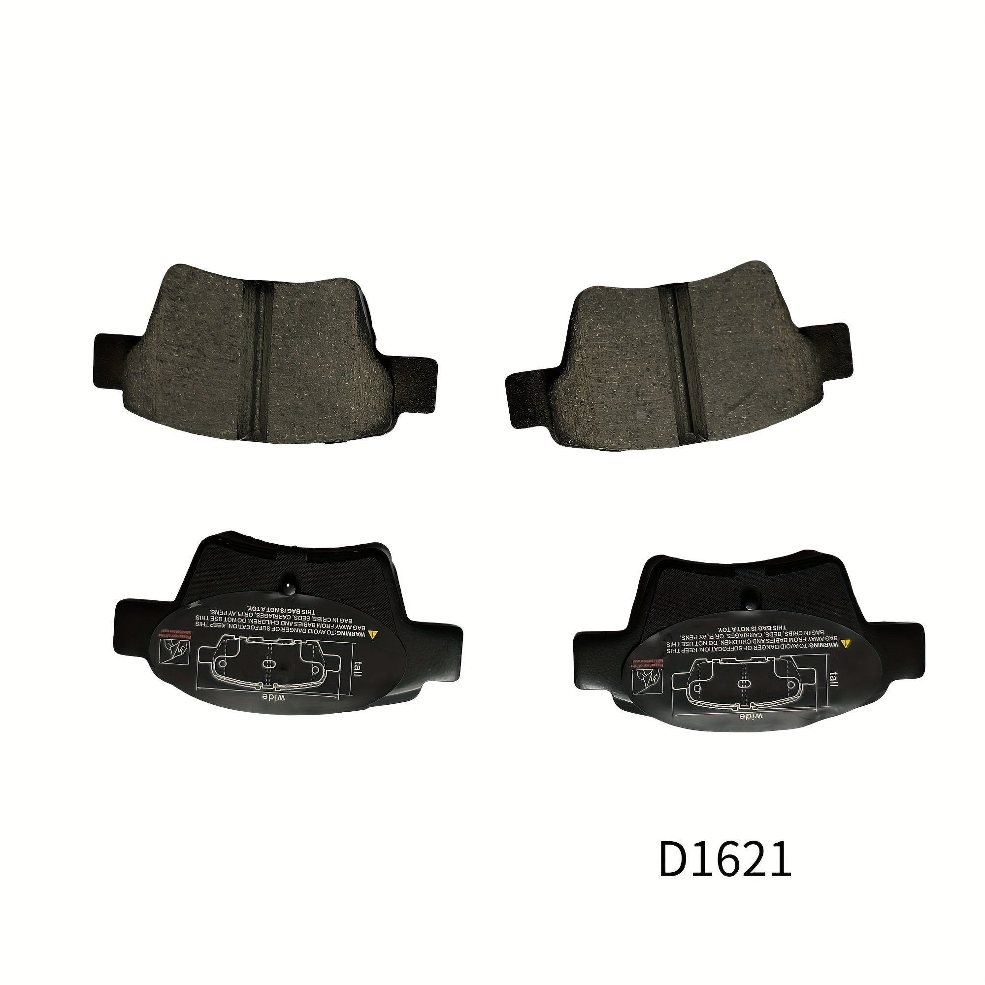 Ceramic Replacement Set for Vehicle Systems Heat-Resistant Durable 4pcs