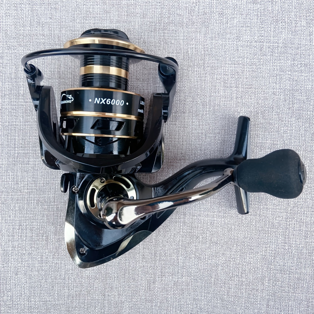 Metal Spinning Fishing Reel 14 Ball Bearings Long Casting Freshwater Black