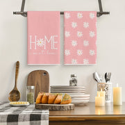 Set of 2 Summer Floral Kitchen Towels 45.72x71.12 cm for Wedding Decoration