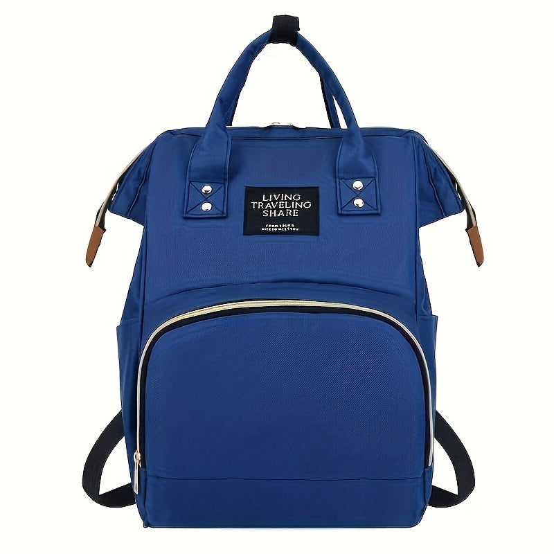 Ayollar uchun qora Oxford matodan tayyorlangan choyshab sumka, engil, keng va ko‘p funksiyali ryukzak