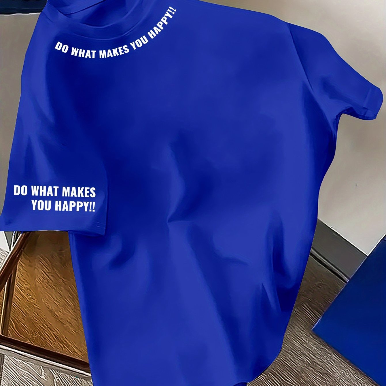 Camiseta de manga corta para hombre con patrón geométrico de verano en poliéster