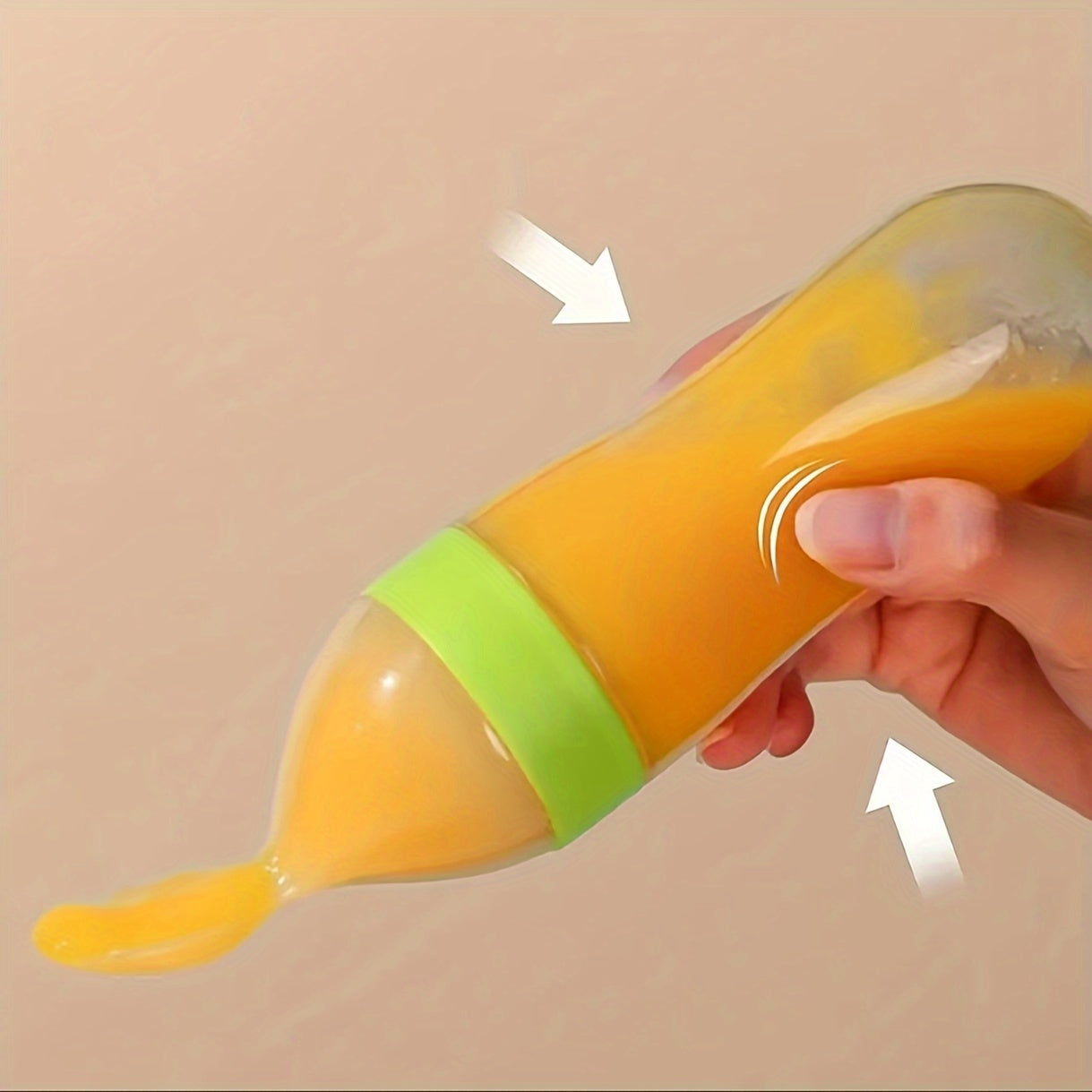 Baby Bottle for Milk and Rice Porridge Silicone 0+ 3+ 6+
