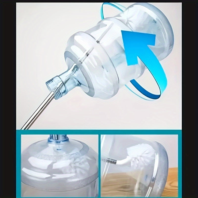 Uzun tutqichli dumaloq galon konteynerini tozalash choʻpchiği, suv bankalari va uy uchun