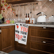 Christmas Kitchen Decor Winter Season Merry Christmas Banner 18x66 cm