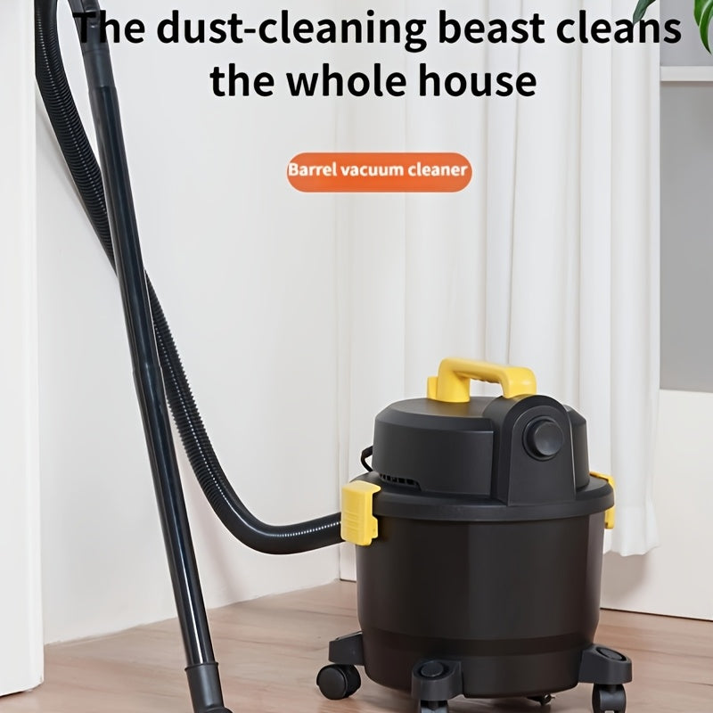 Домашний влажно-сухой пылесос с емкостью 4 галлона сочетает в себе мощное всасывание и функции мытья для быстрого сбора шерсти домашних животных, кошачьего наполнителя, мусора и пыли.