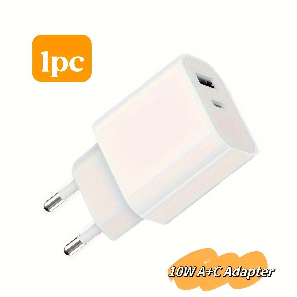 Travel Adapter USB Type-C Wall Charger European Plug 220V for iPhone 15