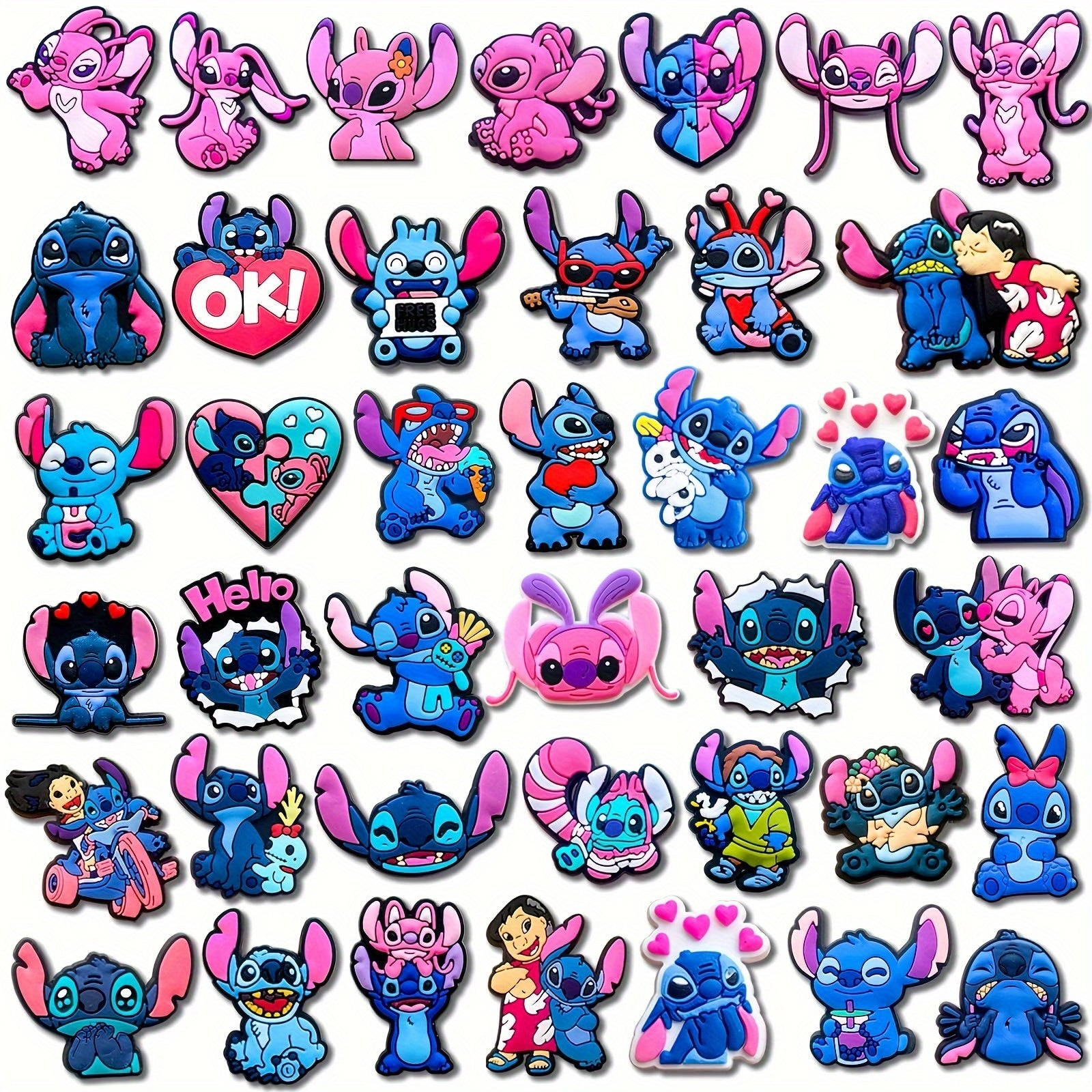 Kids Shoe Buckles PVC Shoe Decorations Set for DIY Shoe Embellishments