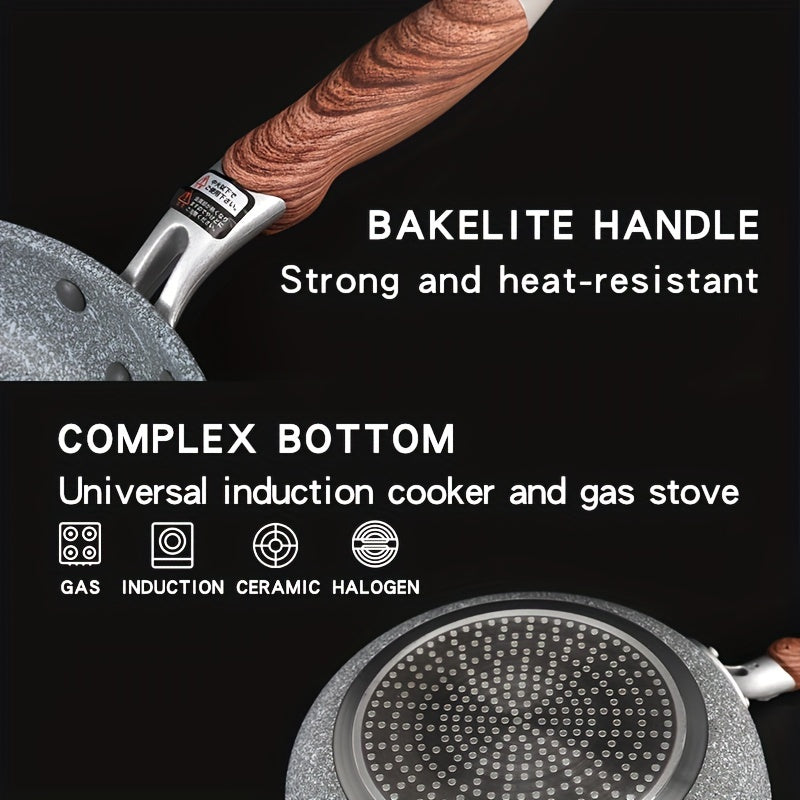 Cornstone yopishmaydigan tekis taglikli qovurilgan pan, sut qozoni, sho'rva qozoni, induksiya mos keladi