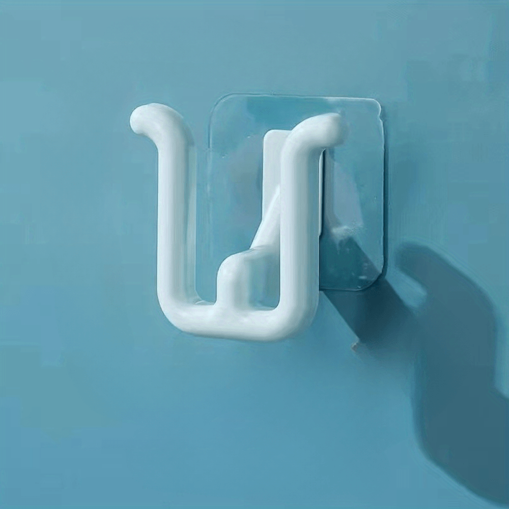 2 Waterproof Shoe Hooks for Non-Perforated Surfaces, Bathroom Kitchen Bedroom Organizer