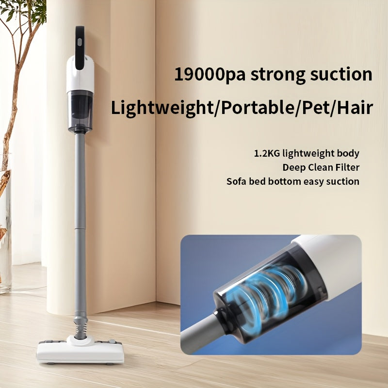 Qayrilmas qo‘l bilan ishlovchi changyutgich 19Kpa tortish kuchi bilan uyda yog‘och pol, gilam va hayvonlar tuklari uchun