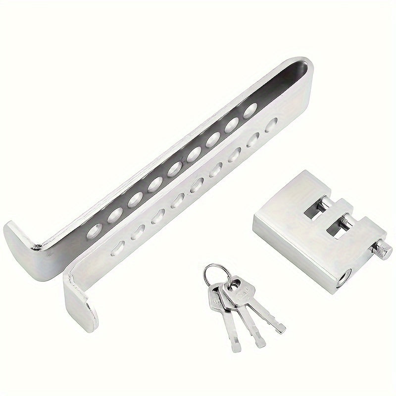 Universal Stainless Steel Car Brake Clutch Lock Security Tool with 3 Keys