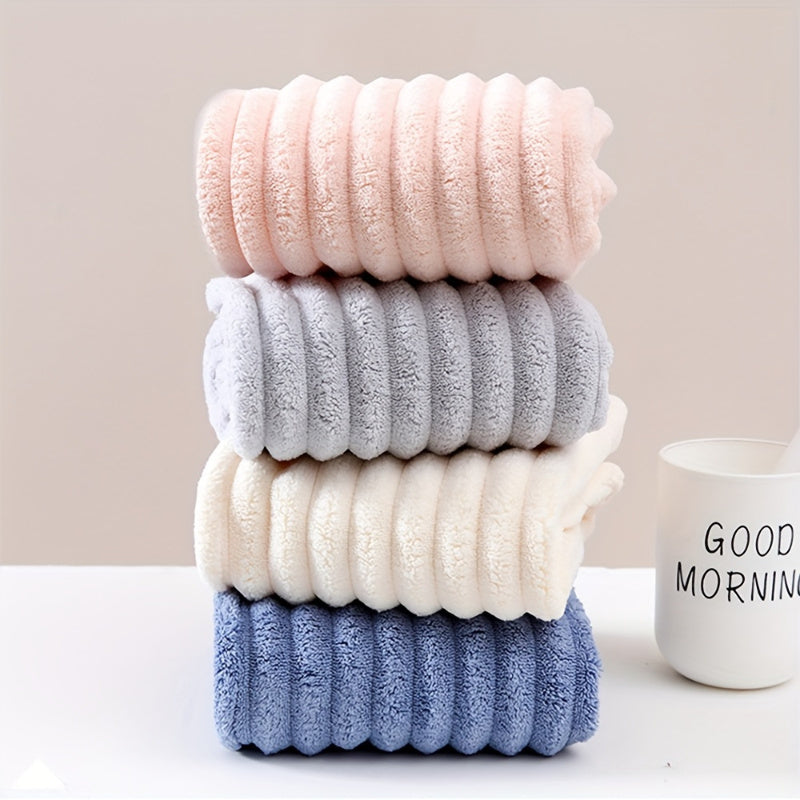 Soft Polyester Hair Towel Pack for Quick Drying and Gentle Use