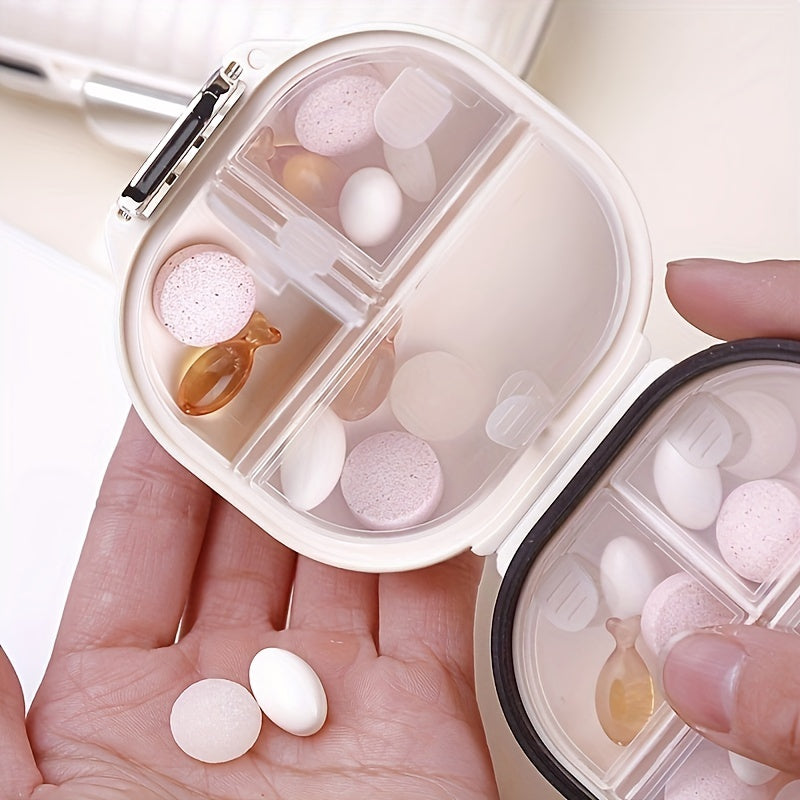 Organizador de pastillas portátil de 7 días con tapa para viajes, oficina y almacenamiento en el hogar