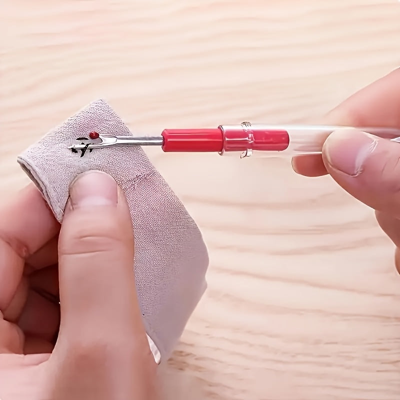 Portable Sewing Kit with Essential Tools in Mixed Colors