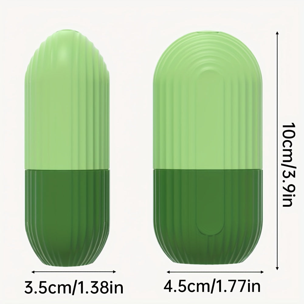 Ayollar uchun Silikon Muz Ruloni Yuzni Yoritadigan Terapevtik Massaj Vositasi, Qayta Ishlatiladigan