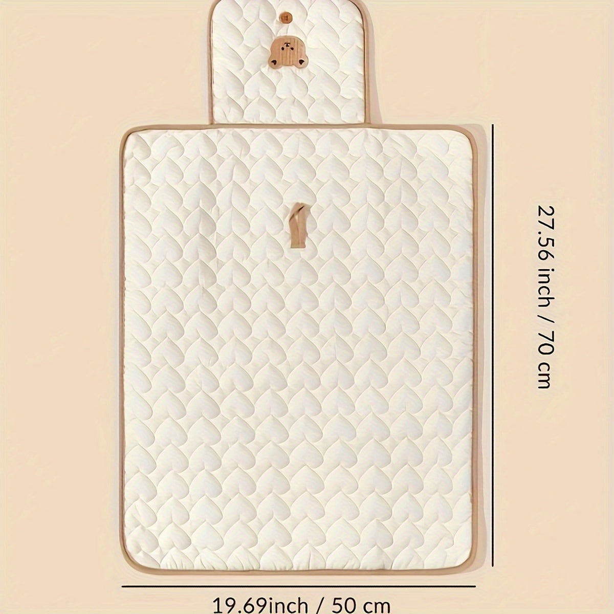 Portable Baby Diaper Changing Pad Travel-Friendly Folding Mat for Newborns and Toddlers