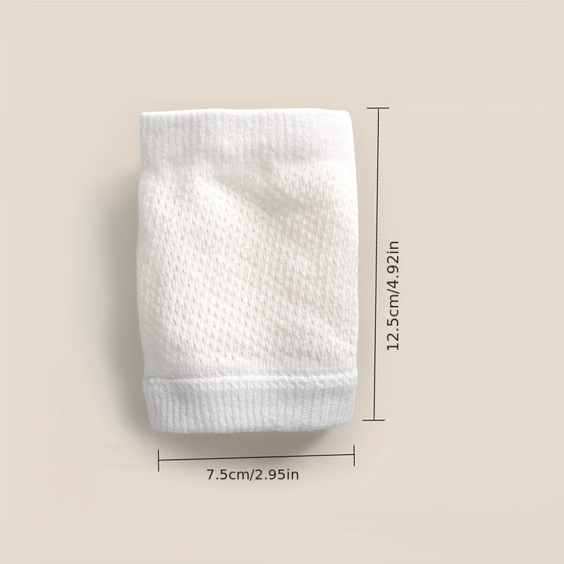 Protectores de rodilla para niños con patrón de dibujos animados, almohadillas protectoras de malla bordada y almohadillas de esponja elástica para codos