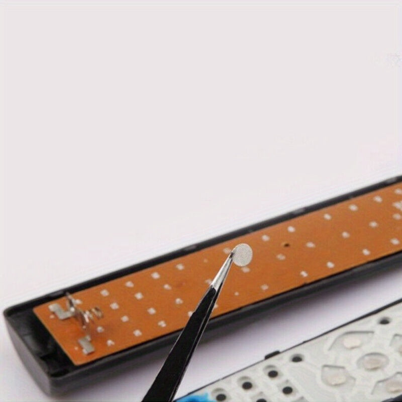 Conductive Tape Patches for Remote Control Buttons 88 Sheets White Polyester Fiber