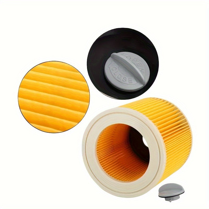 Replacement Vacuum Filter Set for Wet Dry Vacuums Includes 2 Cartridge Filters