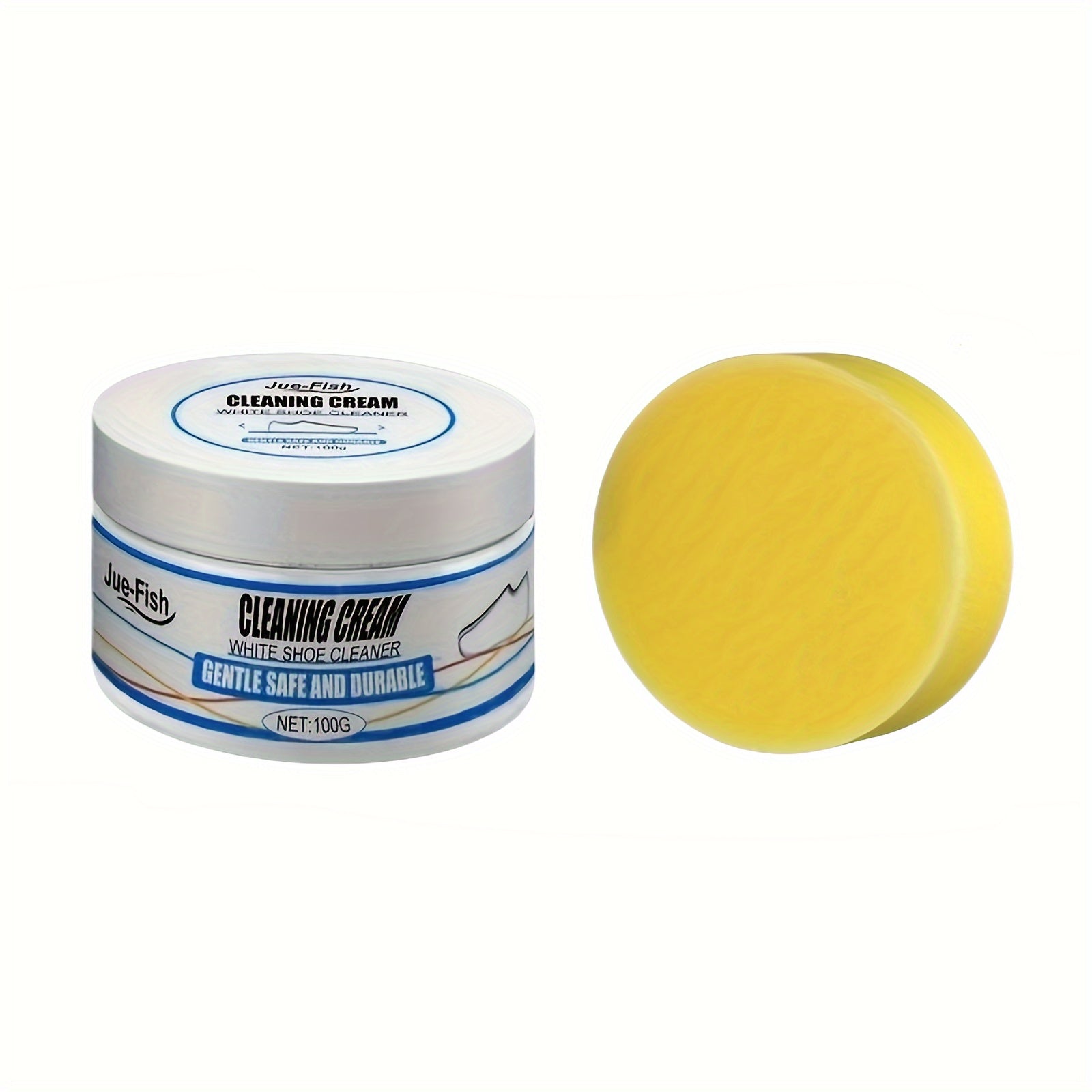 Oq krossovkalar va sport poyafzallar uchun poyabzalni tozalash kremi, dog'larni olib tashlovchi