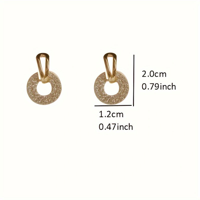 Ayollar uchun shisha mozaika tushirish osma sirg‘alar, qotishma, qoplamasiz, moda zargarlik buyumlari