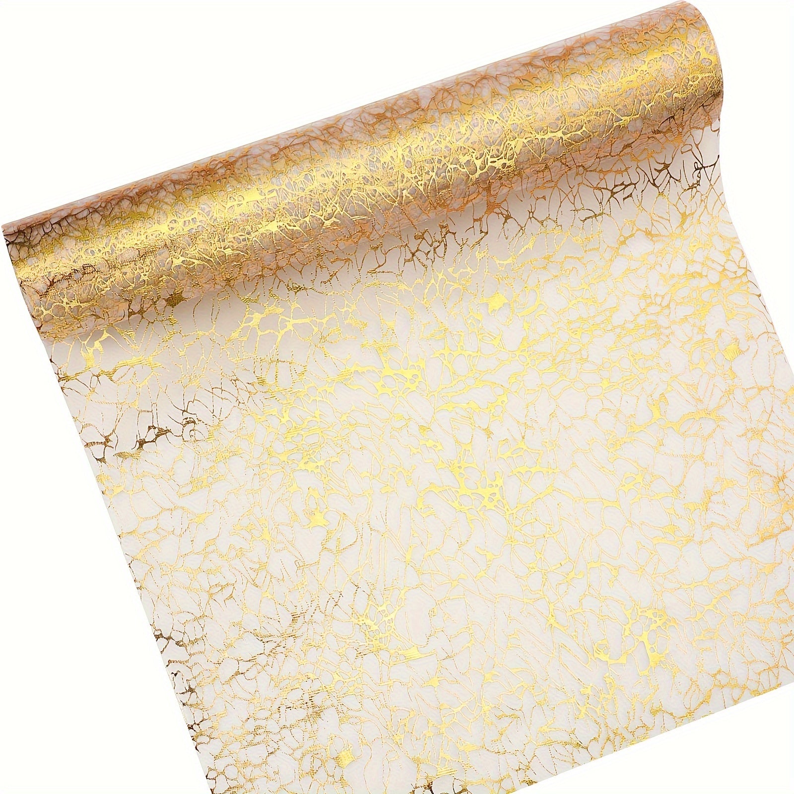 Glittering Metal Table Runner for Weddings Parties and DIY Projects