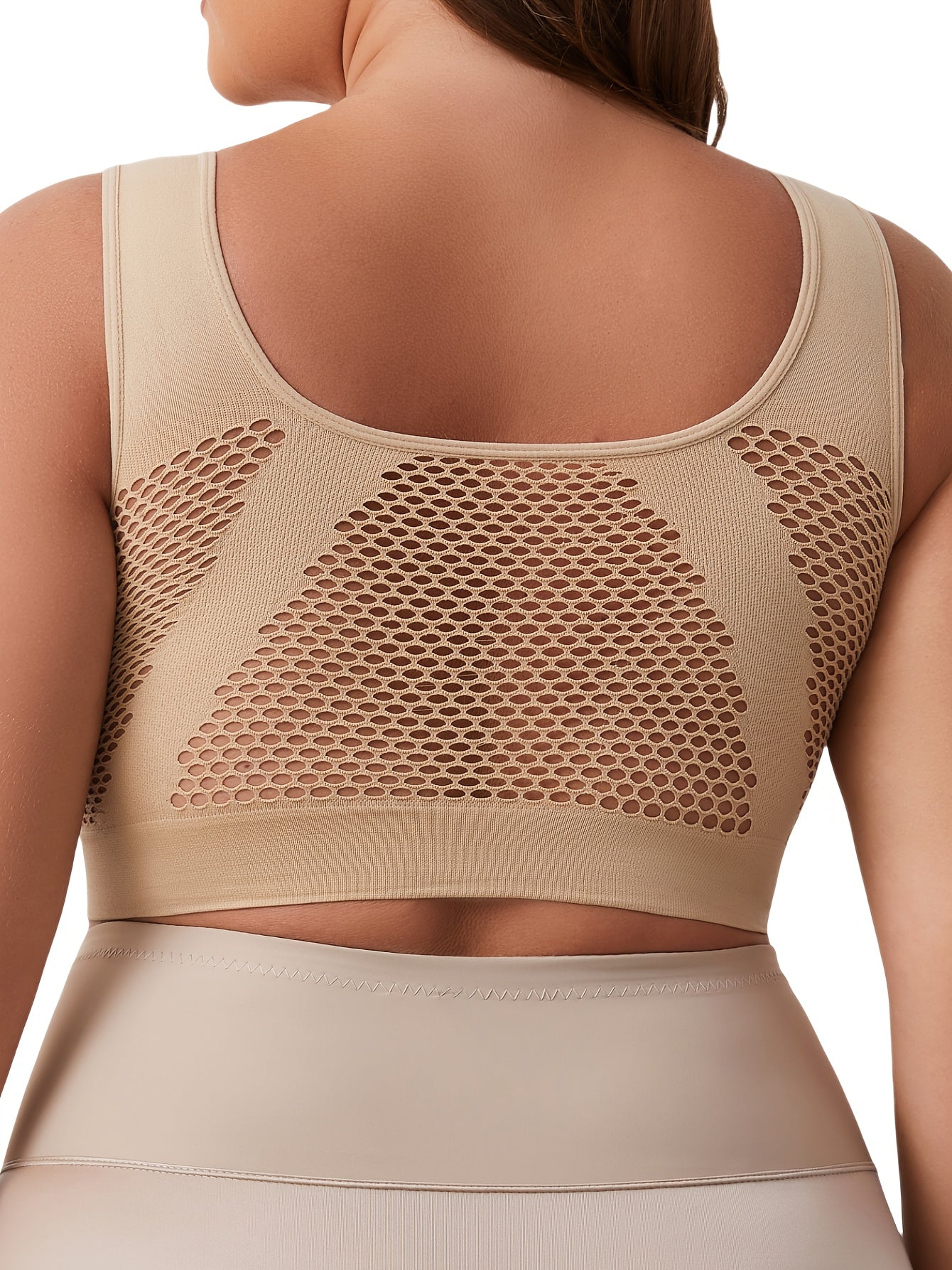 Women's Plus Size Workout Top Seamless Breathable Athletic Shirt for Yoga Running