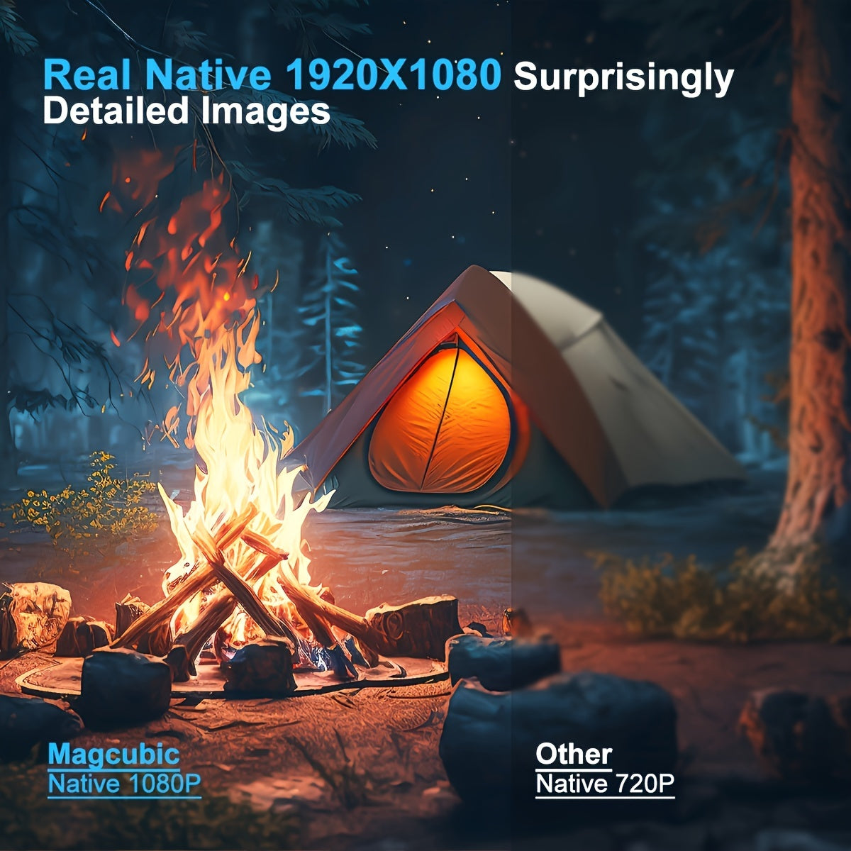 Android 11 LCD Video Projector 4K Support Full HD 1080P 3D Ready 3000 Lumens Wireless WiFi 6 Table Mount