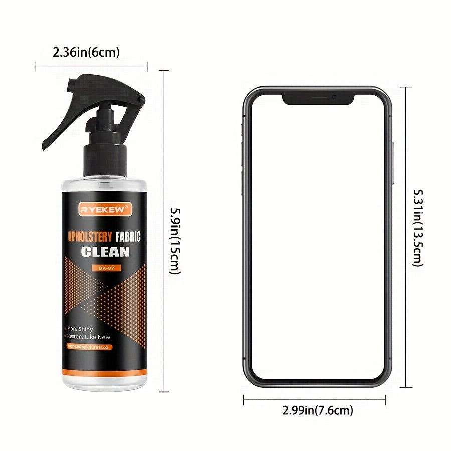 Multifunctional Car Interior Cleaning Kit with Sponge and Decontamination Spray