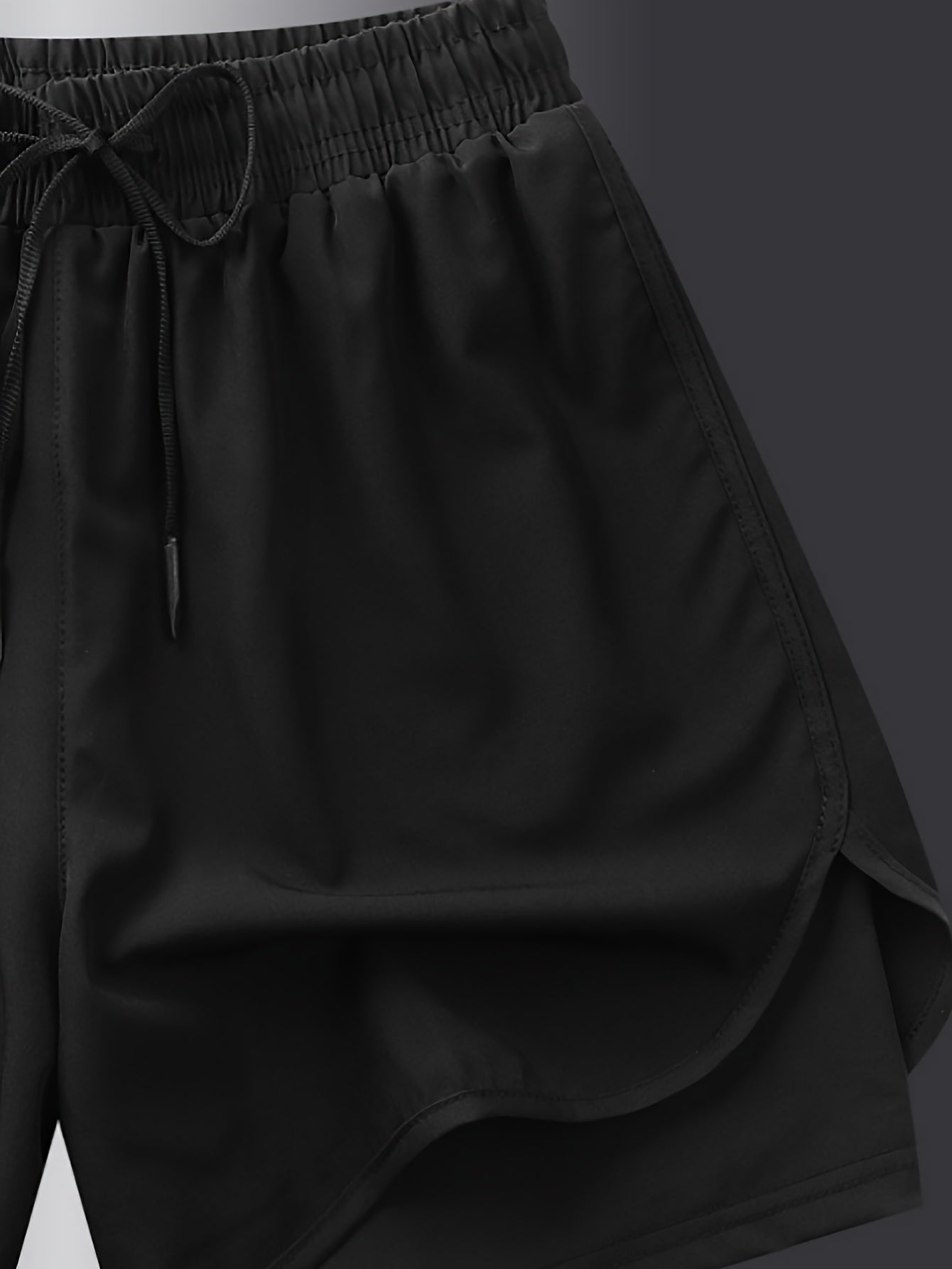 Erkaklar uchun tasodifiy shortlar, 2 ta to'plam, zamonaviy, nafas oladigan, engil, polyester/elastan aralashmasi, ozgina cho'ziluvchan, to'qilgan, 120g/㎡ va 170g/㎡, oddiy moslik.