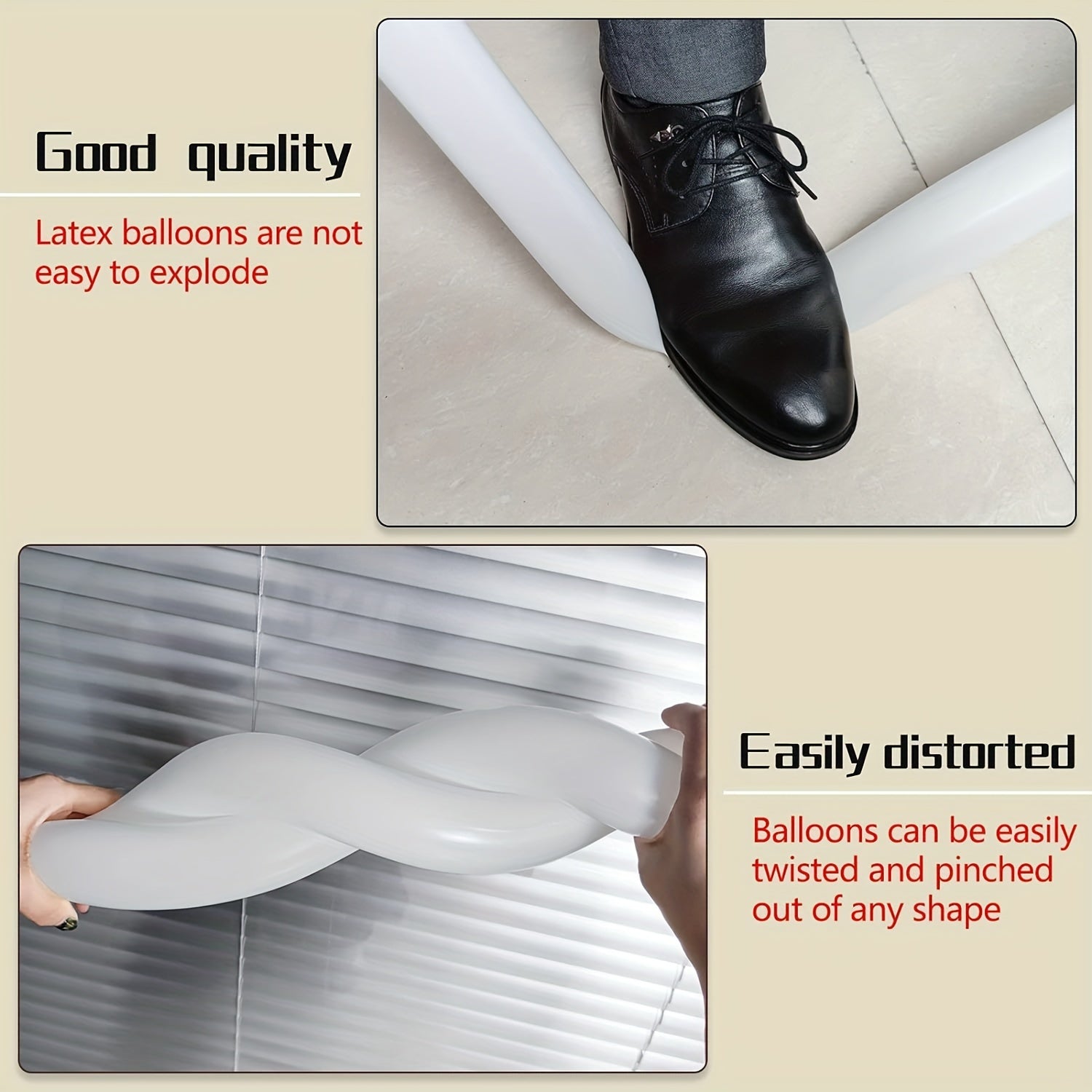 100 Assorted Modeling Balloons for Twisting DIY Animal Decorations for Parties and Events